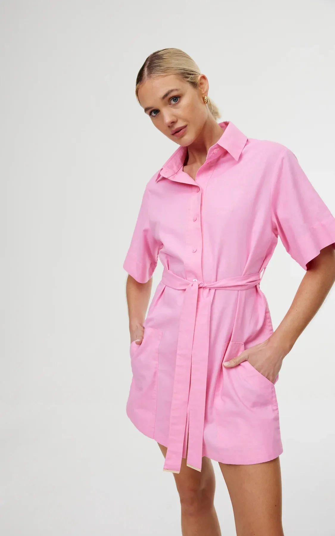 Immy Dress - Flamingo
