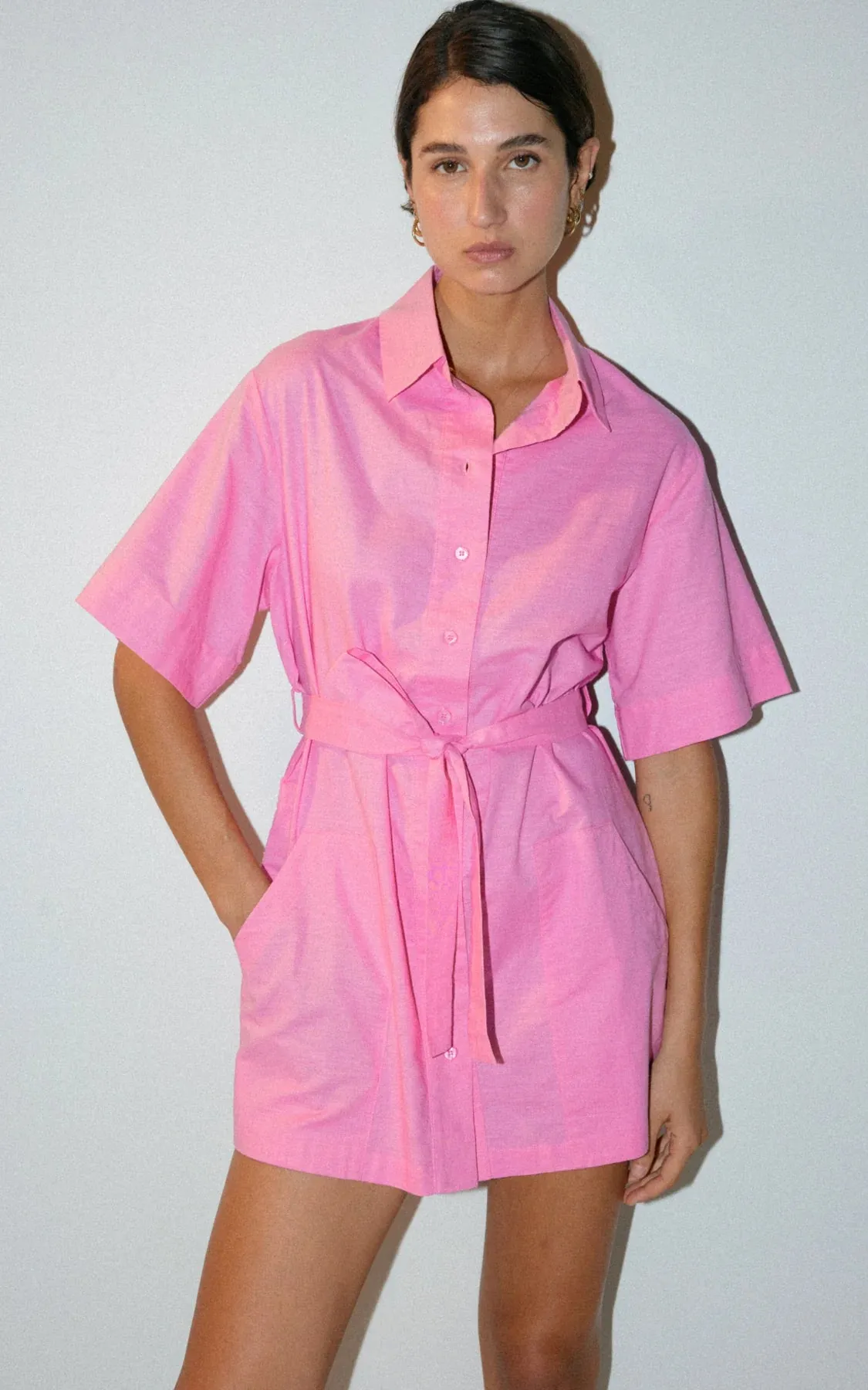 Immy Dress - Flamingo
