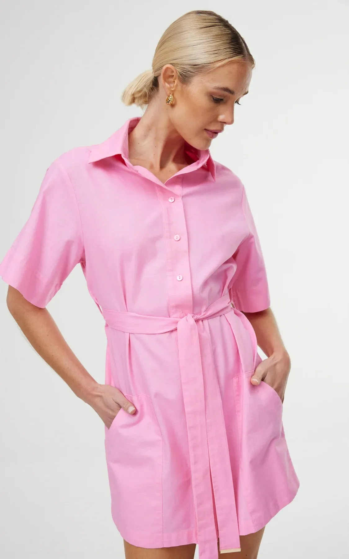 Immy Dress - Flamingo