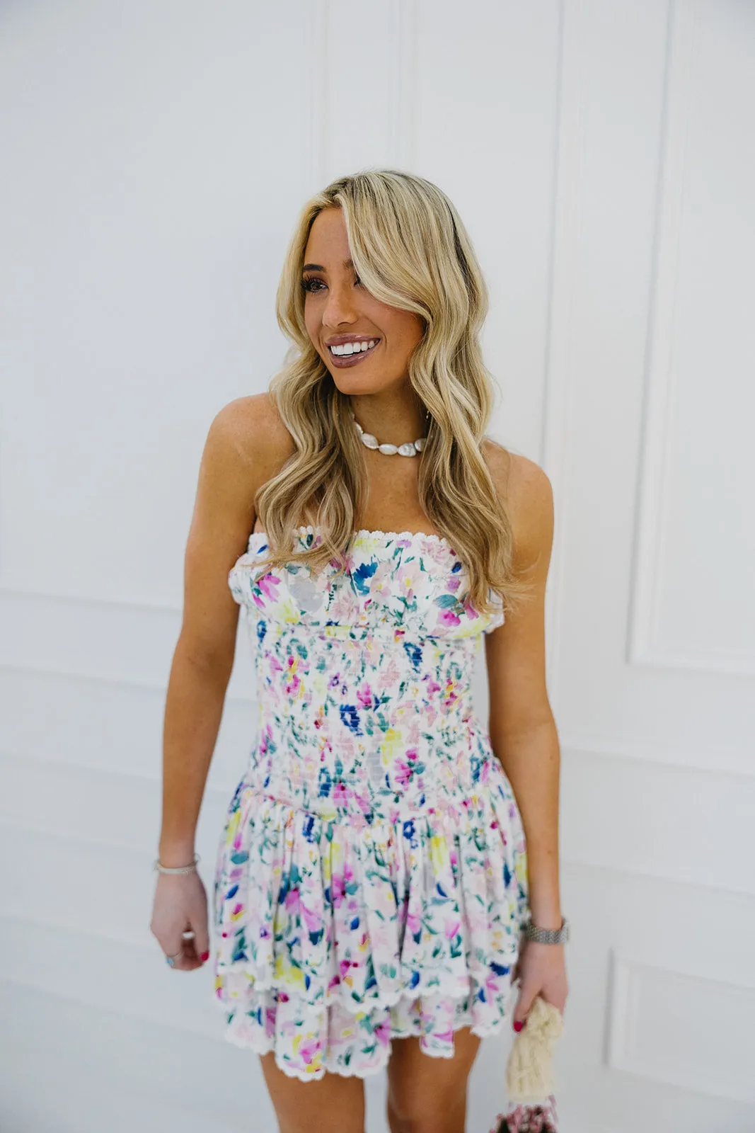 Ingrid Mini Dress - Spring Painting