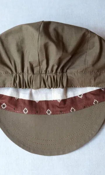 [iver and isla] patchwork cap  (acorn) - SS24