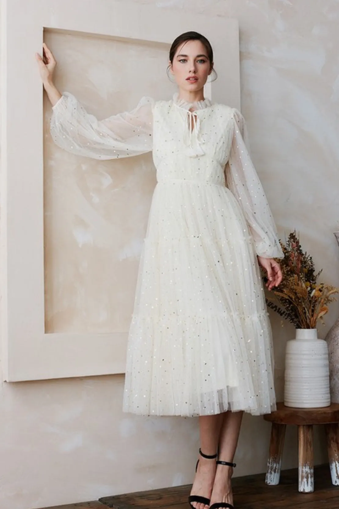 Jules Cream Heavenly Tulle Dressed