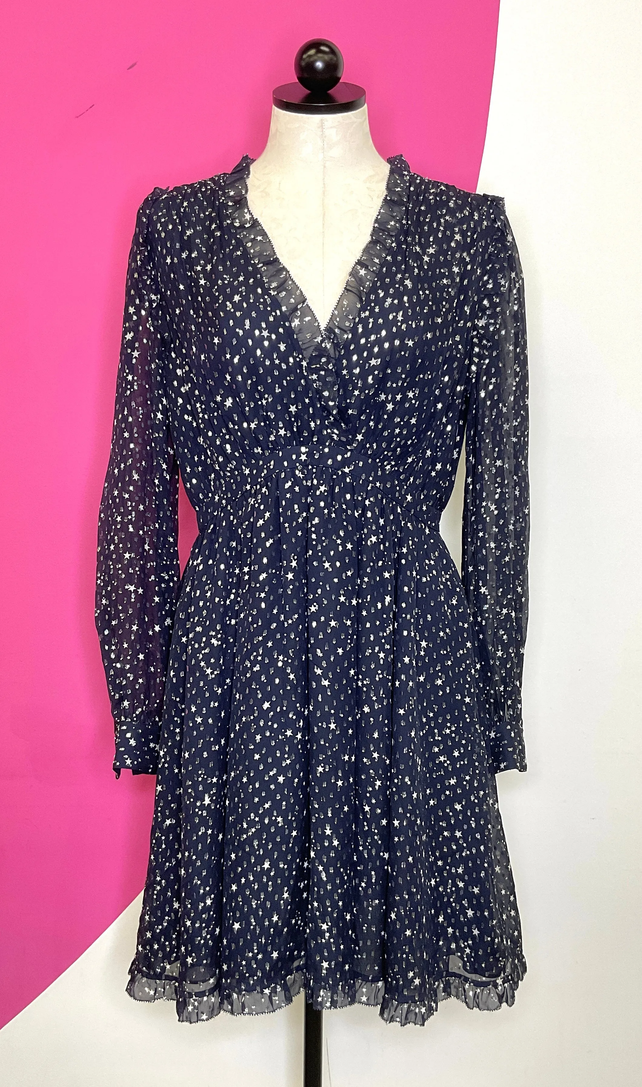 KATE SPADE NIGHT SKY STARRY DRESS - 6