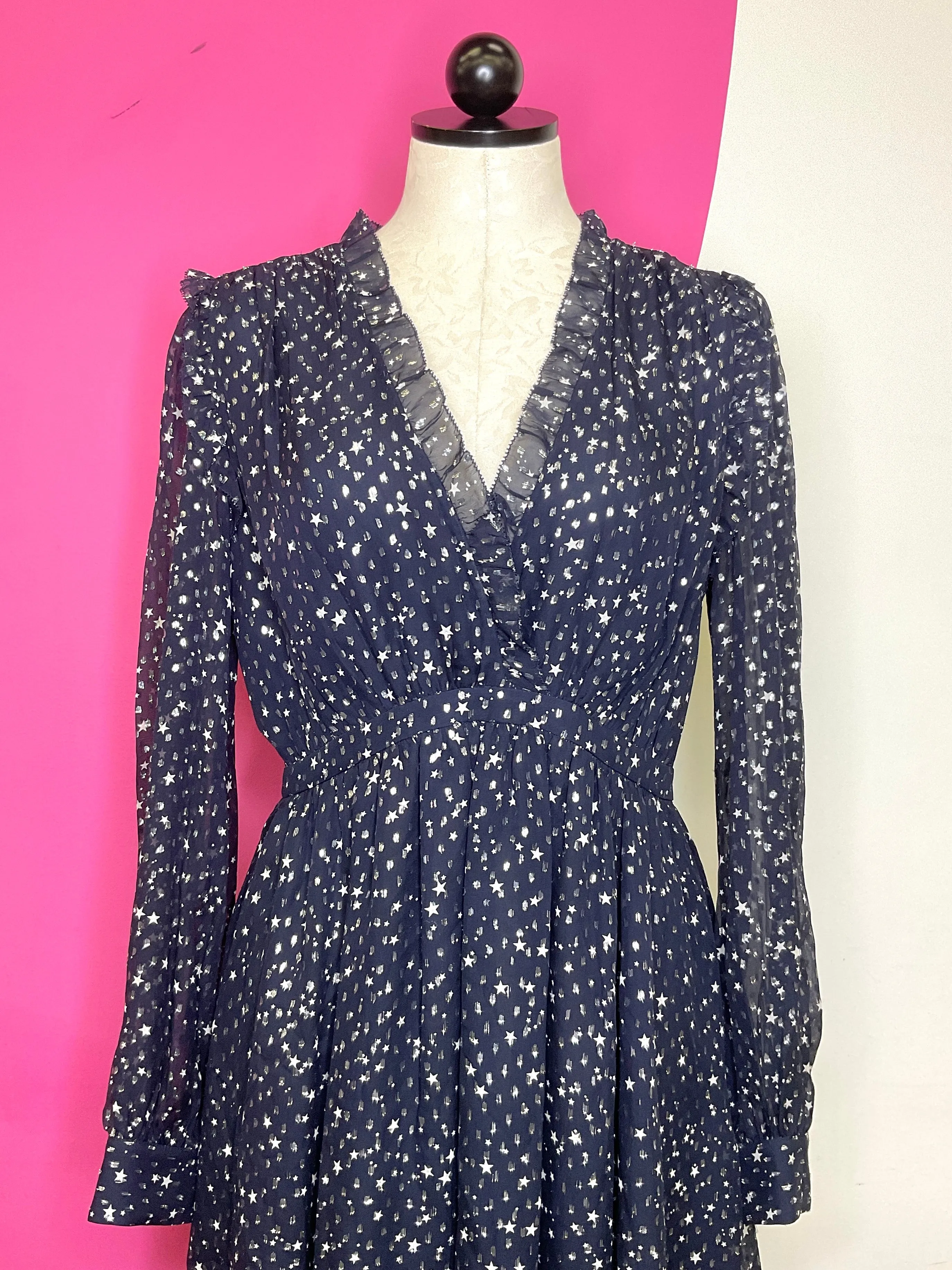 KATE SPADE NIGHT SKY STARRY DRESS - 6