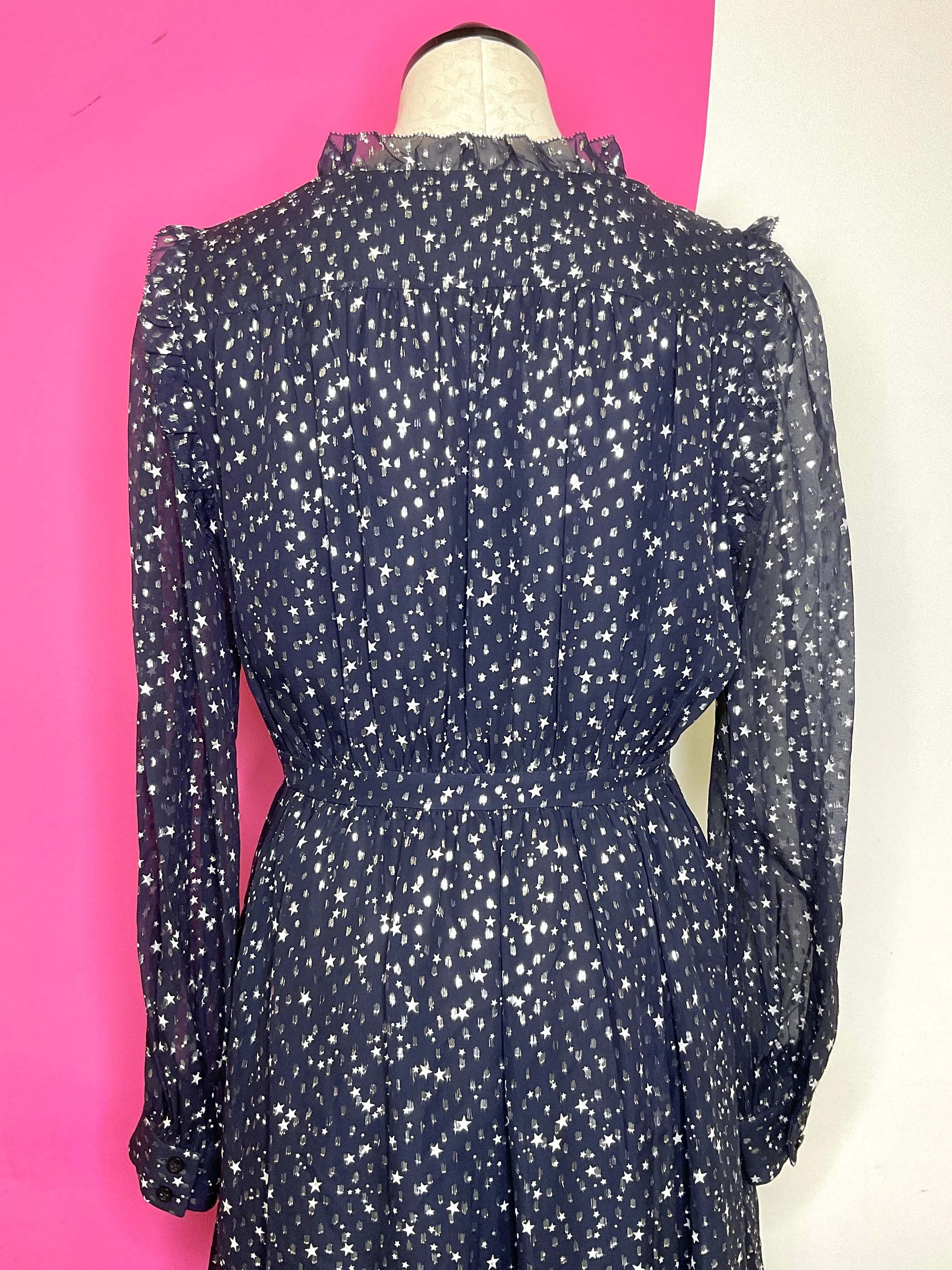 KATE SPADE NIGHT SKY STARRY DRESS - 6