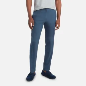 Kenneth Cole Reaction Mens Slim fit Dress Pants 38 / 32 Blue Solid Stretch