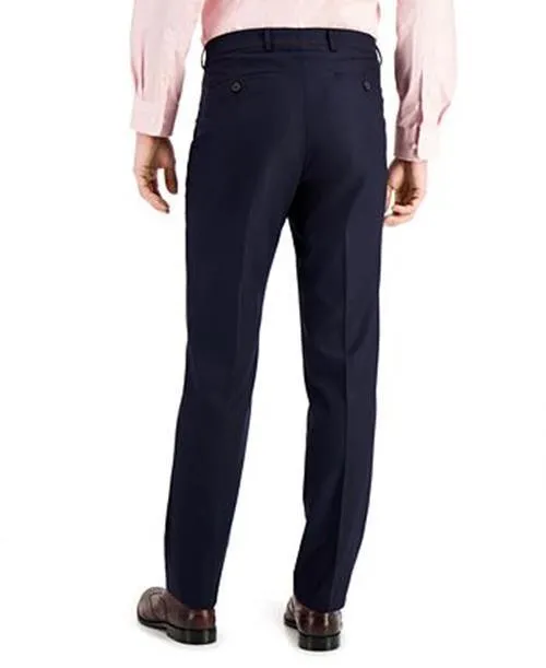 Kenneth Cole Reaction Mens Slim fit Dress Pants Pants 32 / 30 Navy Blue Stretch