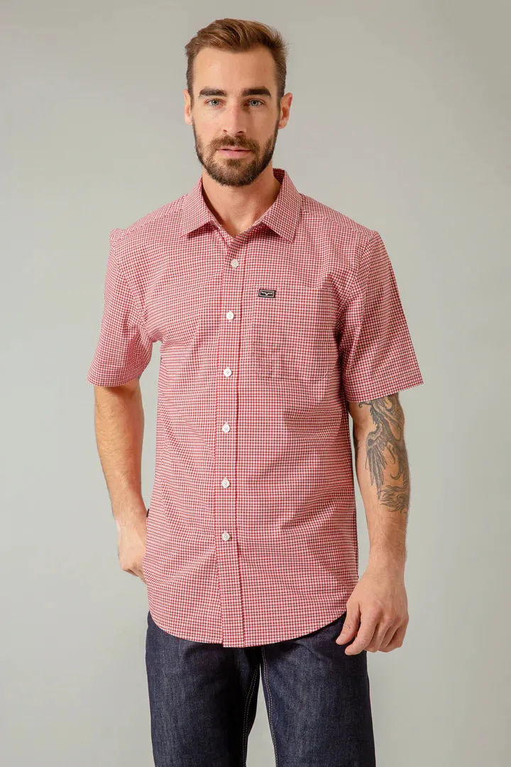 KIMES RANCH CHUTE MINI CHECK DRESS SHIRT