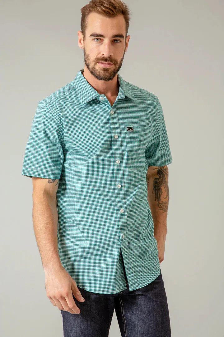 KIMES RANCH CHUTE MINI CHECK DRESS SHIRT
