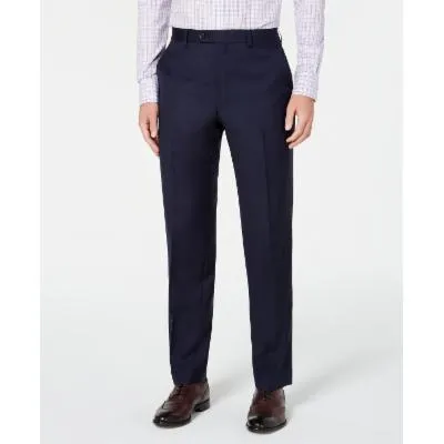 Lauren Ralph Lauren Mens Classic fit Dress Pants 56 / 30 Navy Blue Solid
