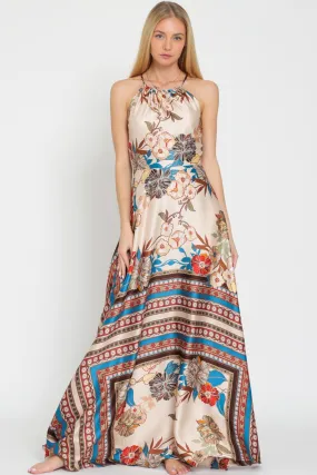 Lora Halter Maxi Dress