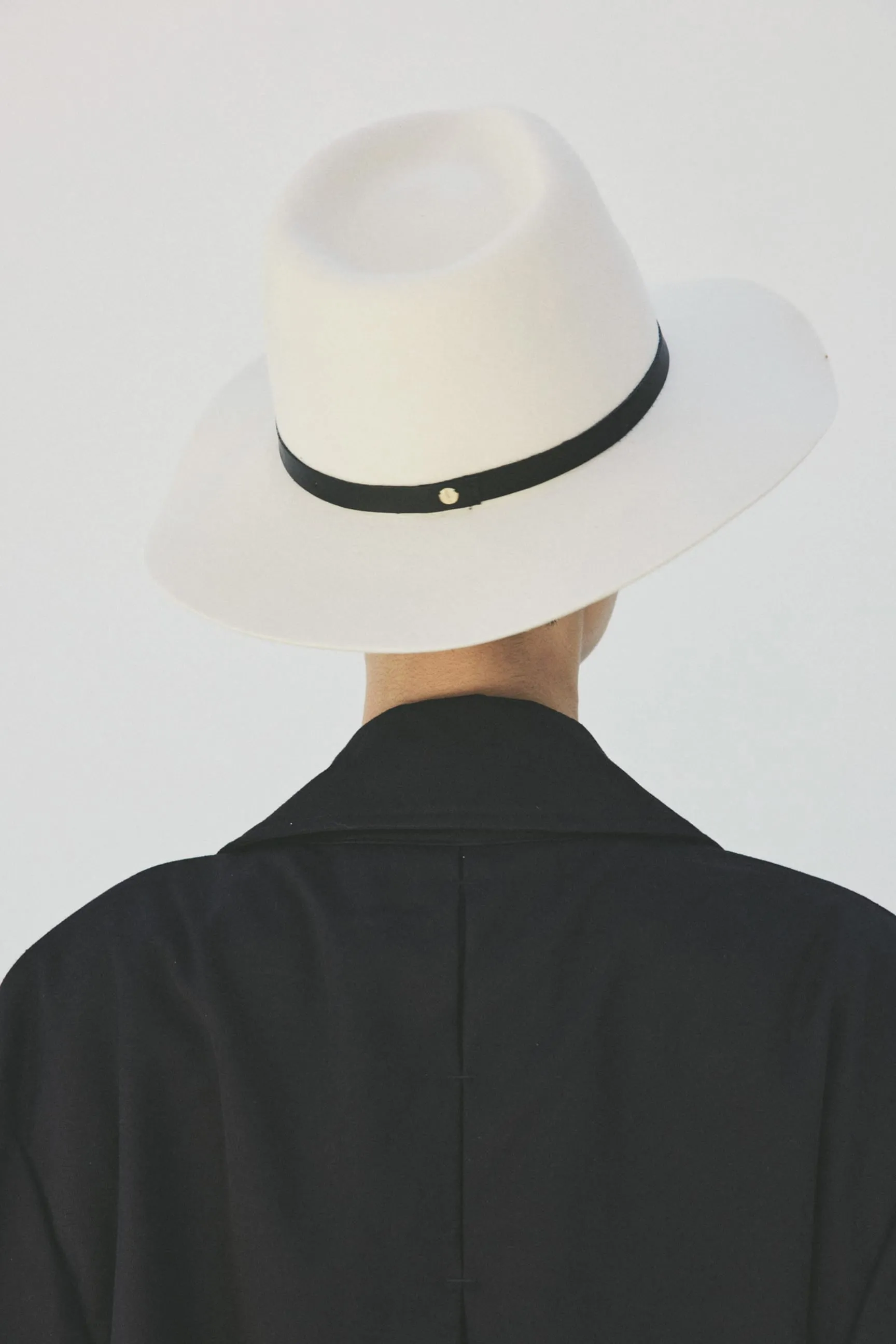 Luca Fedora Hat in Creme