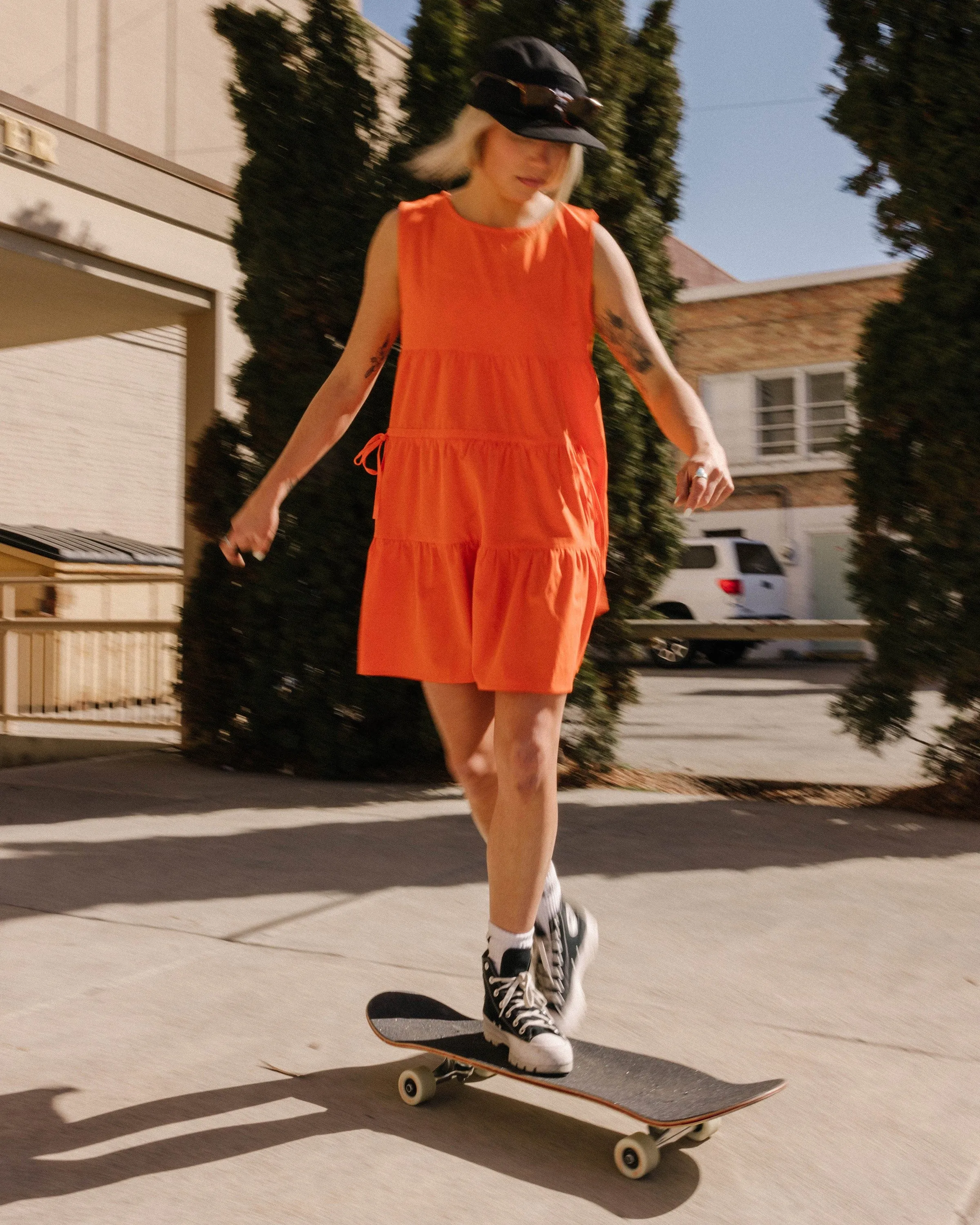 Mandarin Adventure Cover-Up Dress