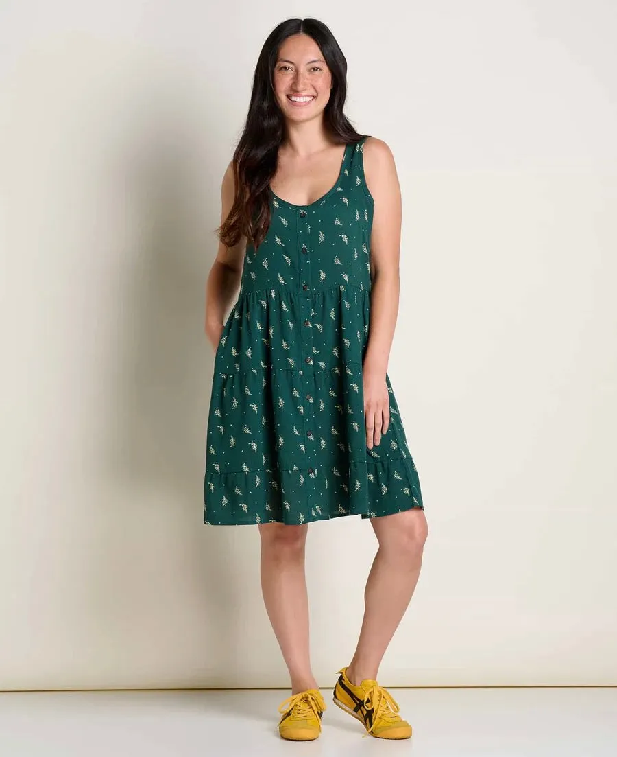 Manzana Tiered Sleeveless Dress - Starshine Print