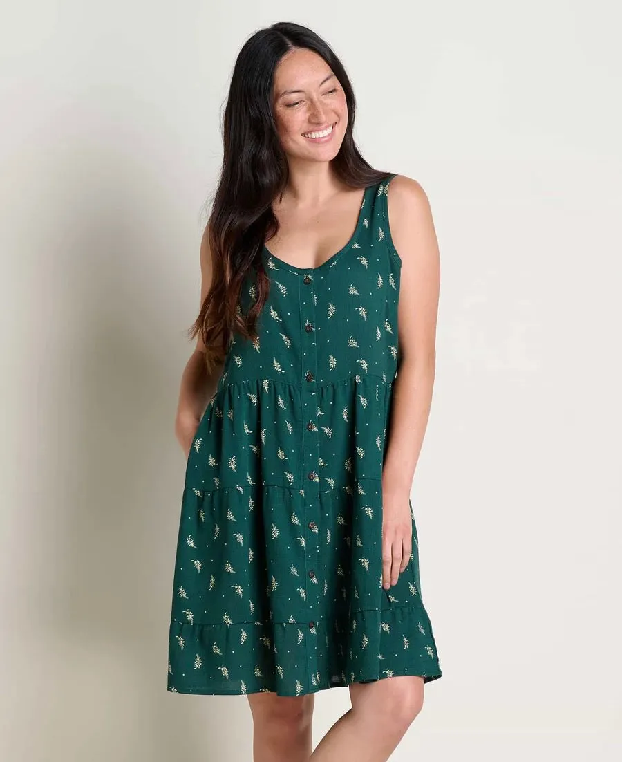 Manzana Tiered Sleeveless Dress - Starshine Print