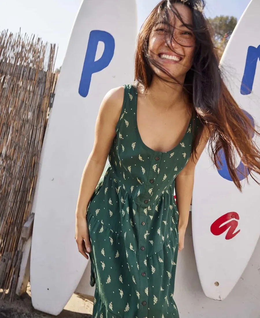 Manzana Tiered Sleeveless Dress - Starshine Print