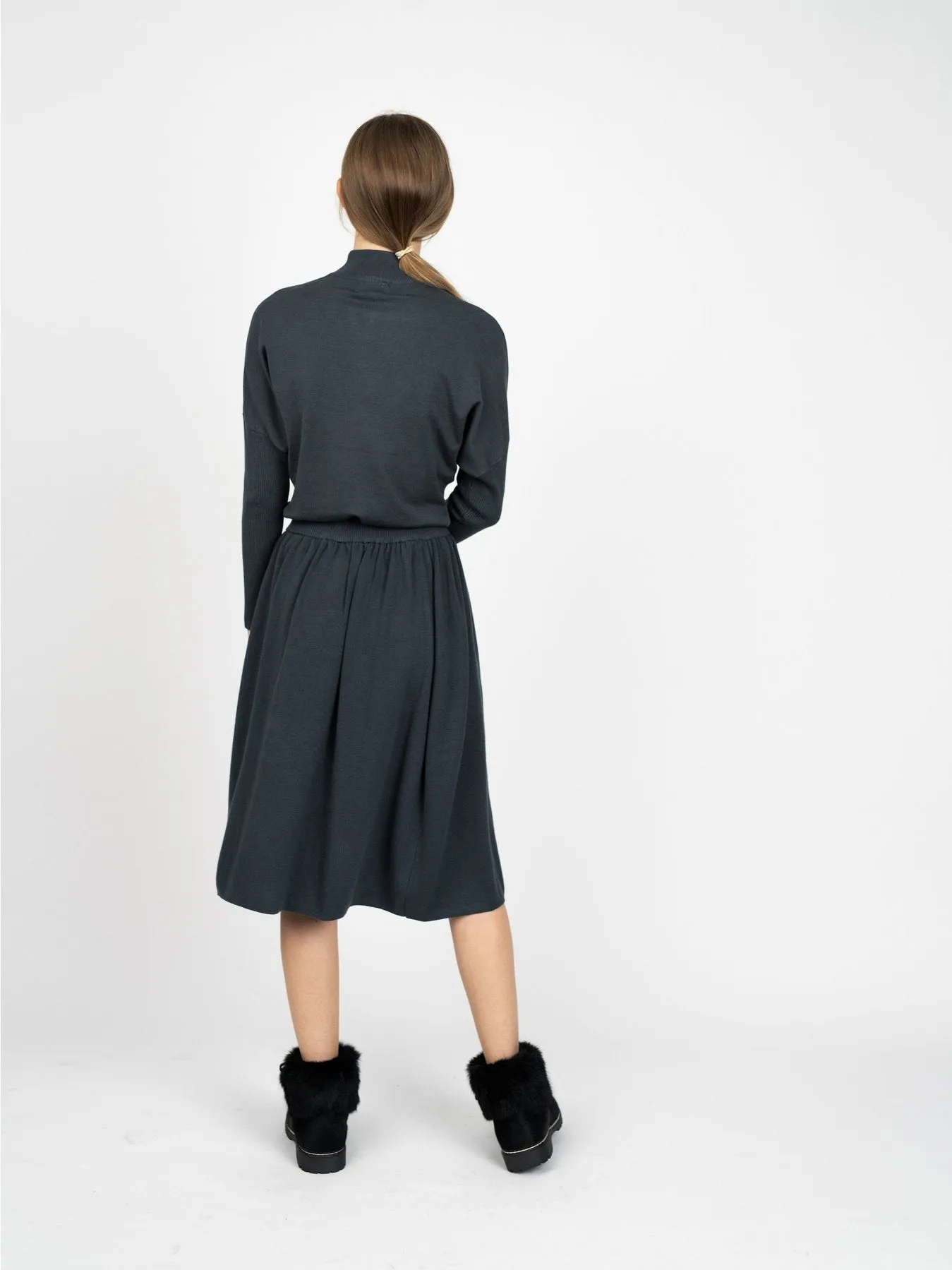 Meli Knit Gathered Skirt