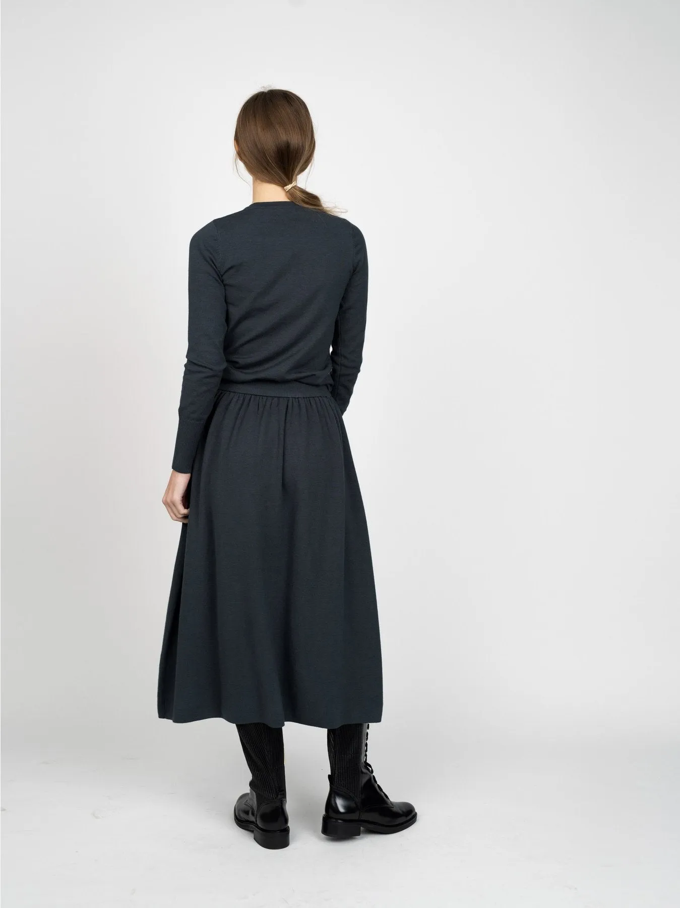 Meli Knit Gathered Skirt