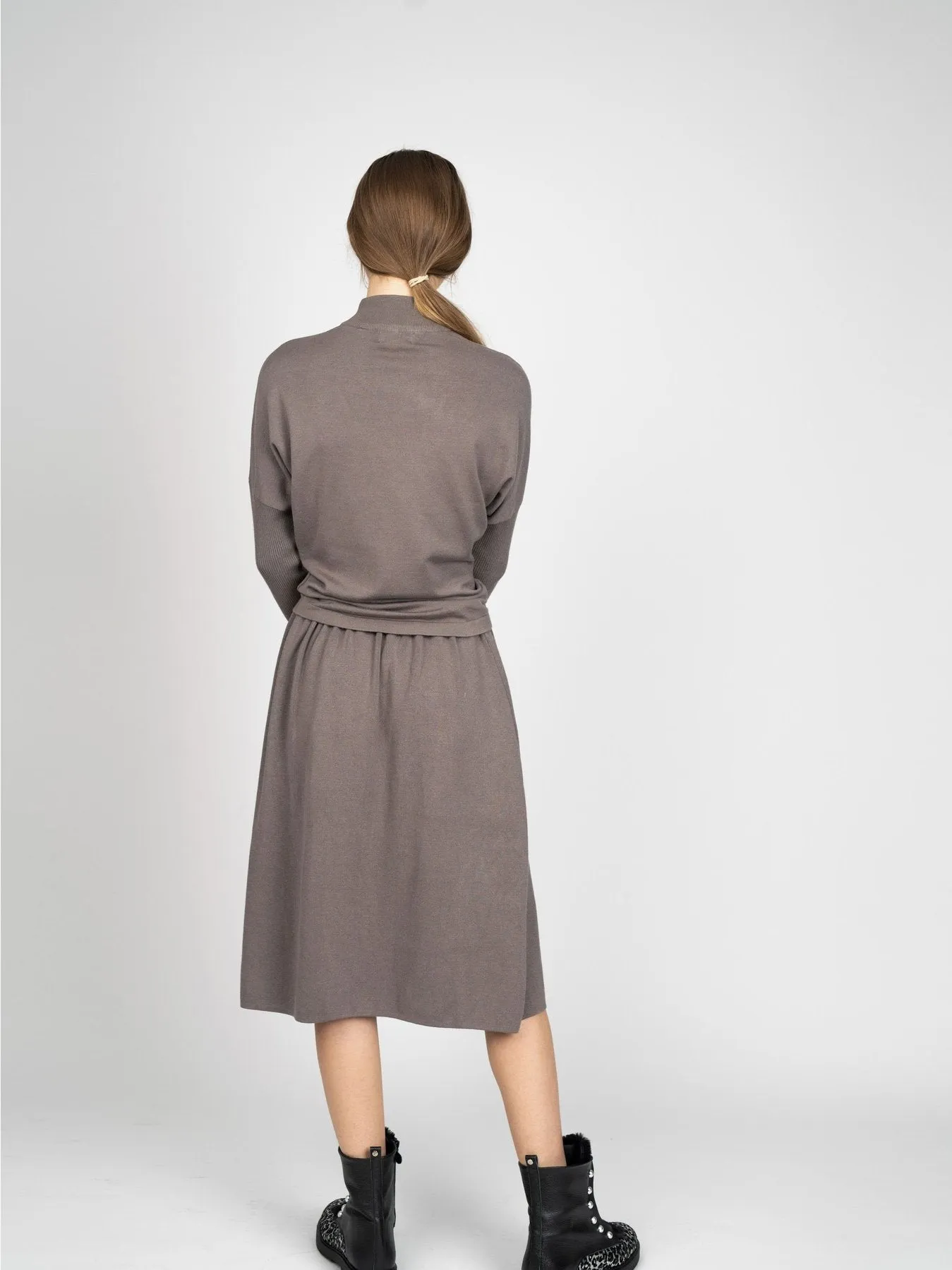 Meli Knit Gathered Skirt