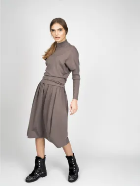 Meli Knit Gathered Skirt