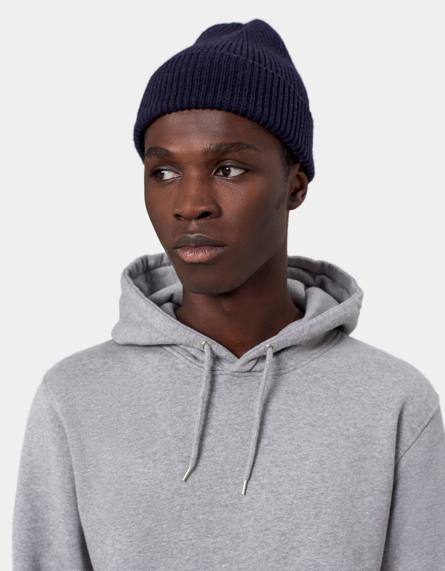 Merino Wool Beanie - Emerald Green