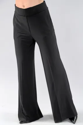 Michael Tyler - Black Wide Leg Pants