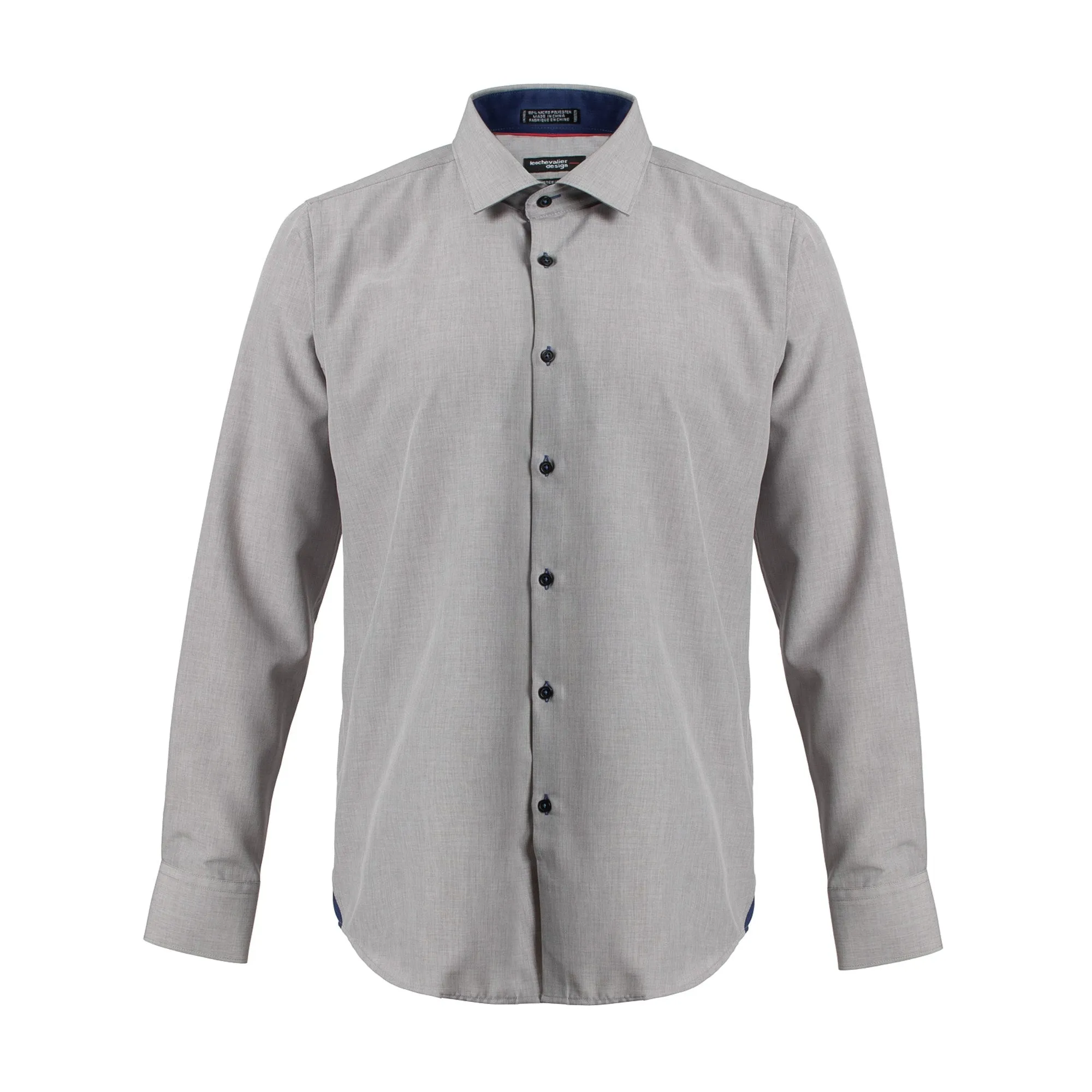 Micro Polyester Adjusted Fit Dress shirt
