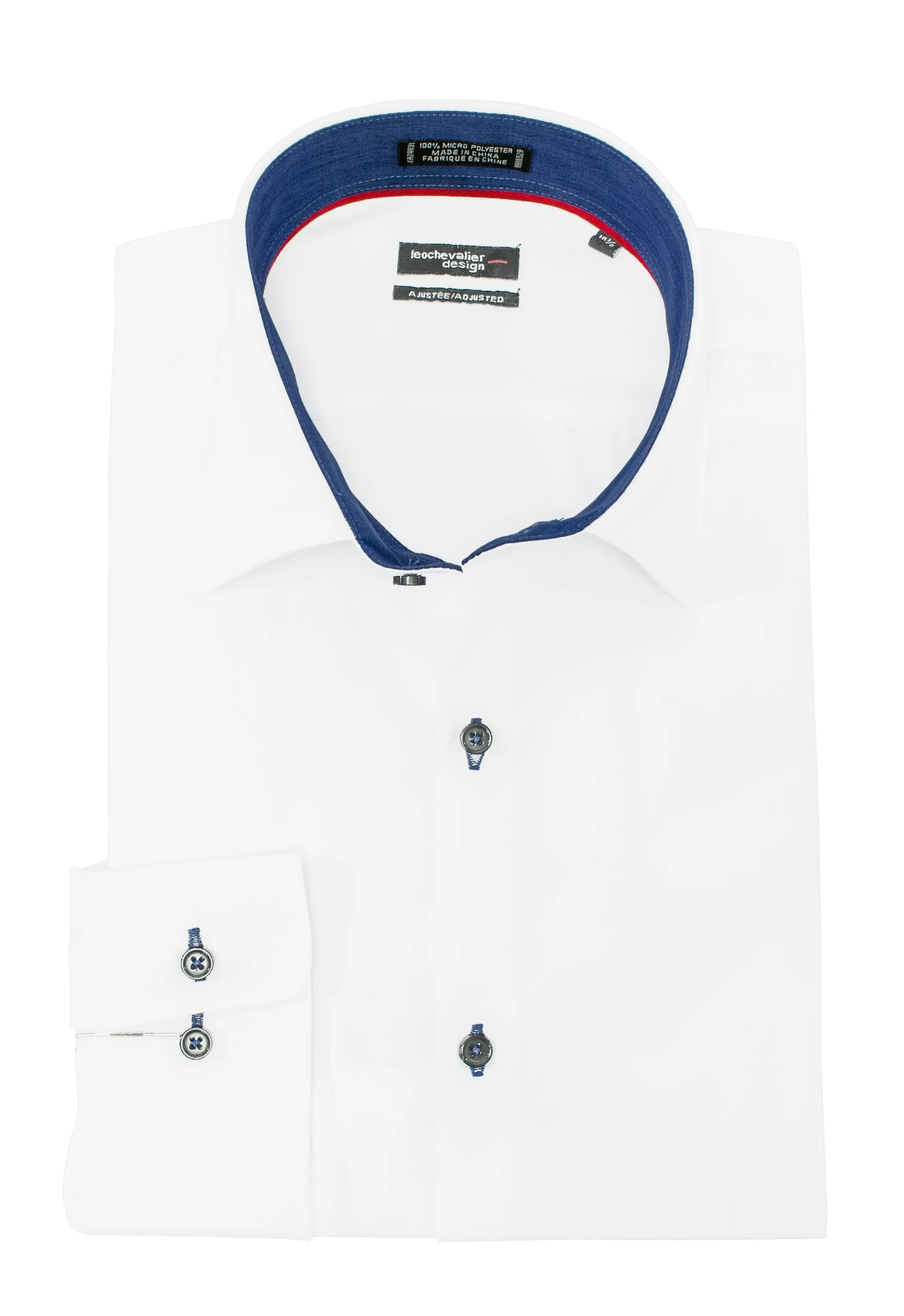 Micro Polyester Adjusted Fit Dress shirt