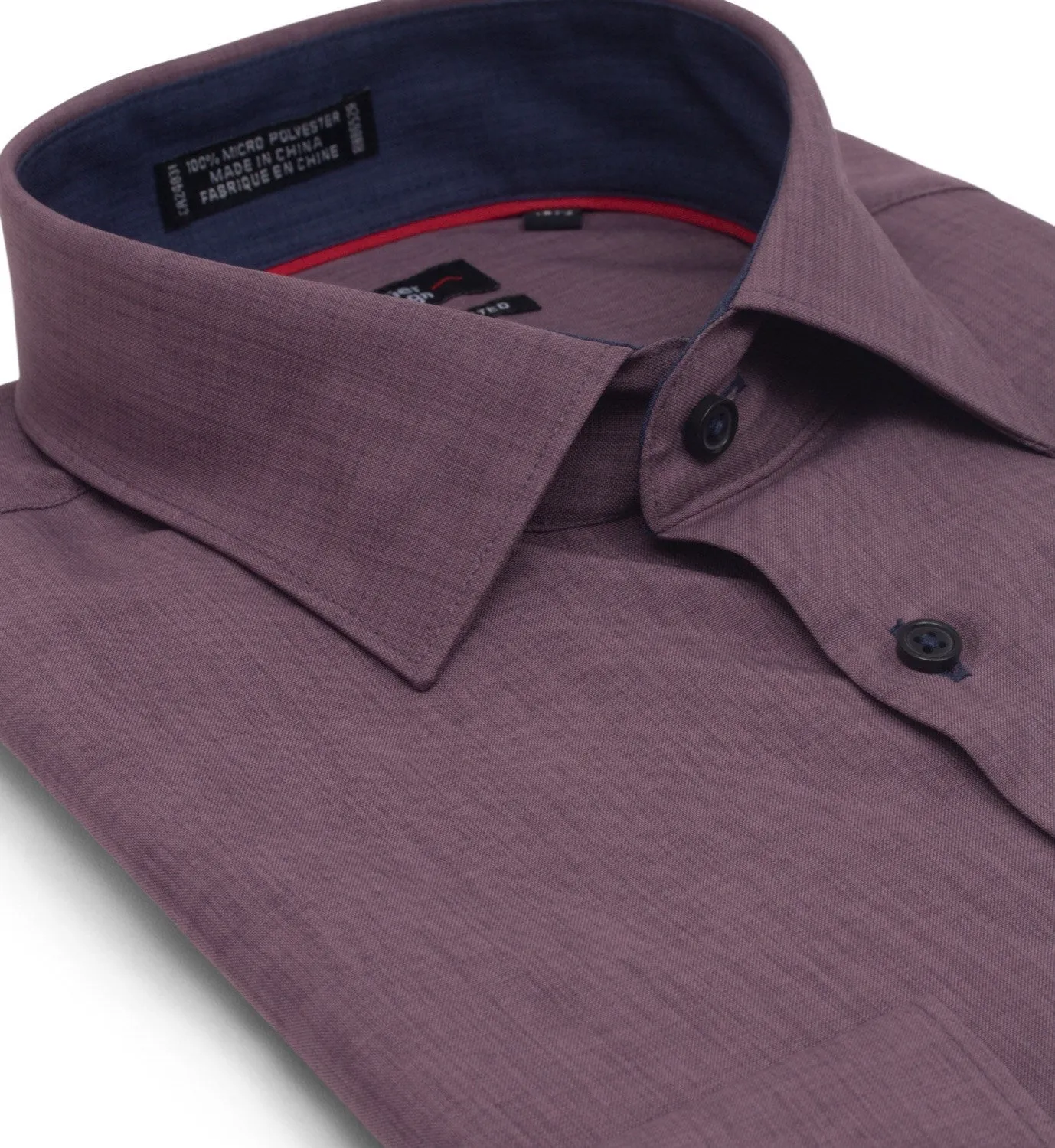 Micro Polyester Adjusted Fit Dress shirt