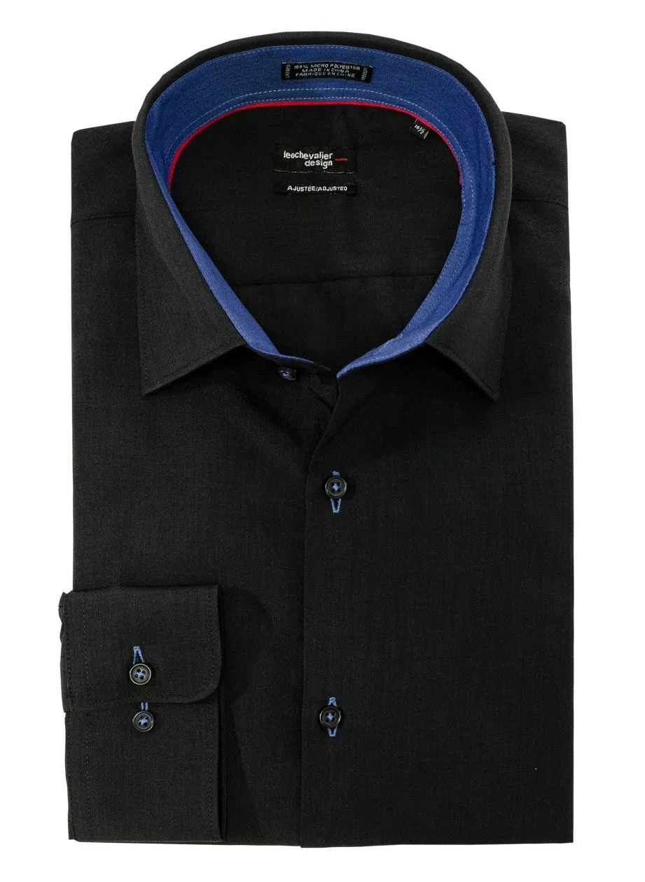 Micro Polyester Adjusted Fit Dress shirt