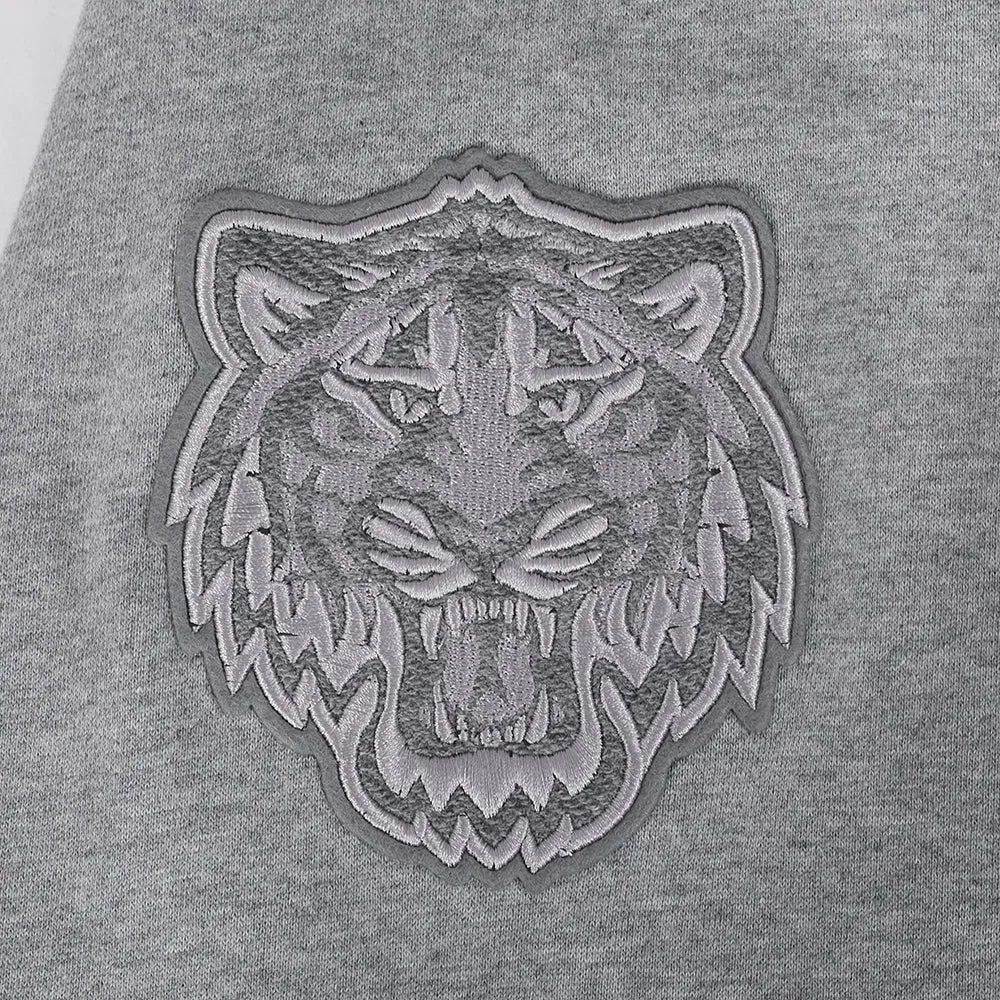 MLB DETROIT TIGERS REVERSE FRENCH TERRY MEN'S CB FLC PO HOODIE (BLACK/GRAY/EGGSHELL)