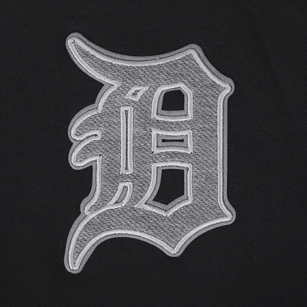 MLB DETROIT TIGERS REVERSE FRENCH TERRY MEN'S CB FLC PO HOODIE (BLACK/GRAY/EGGSHELL)