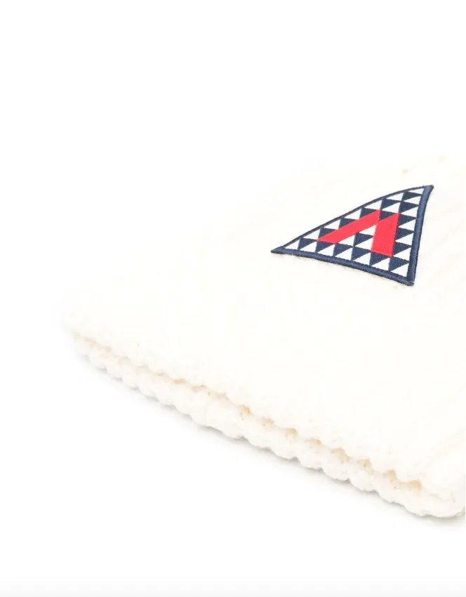Moncler logo-patch ribbed knit