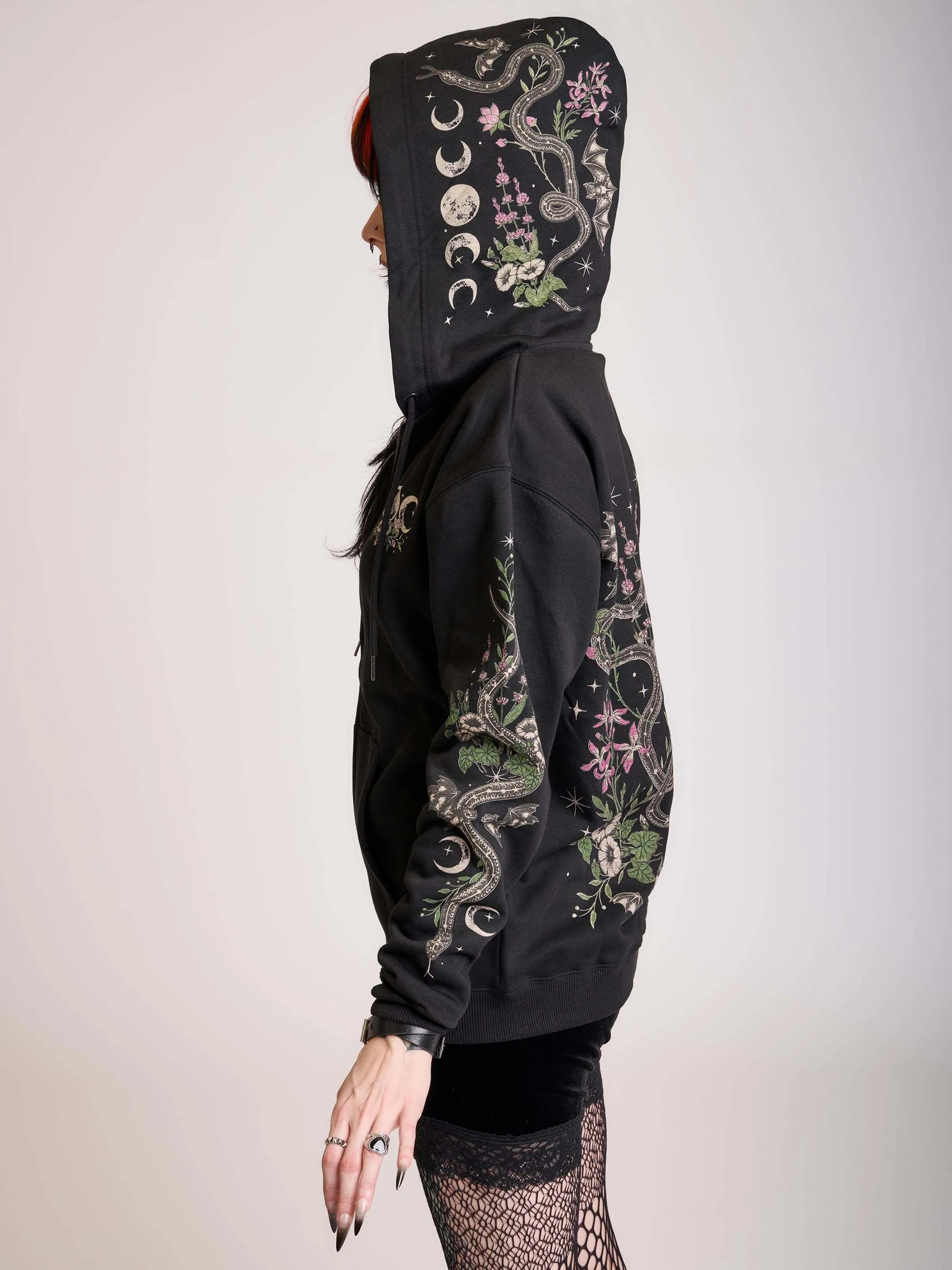 Moon Phase Garden Hoodie