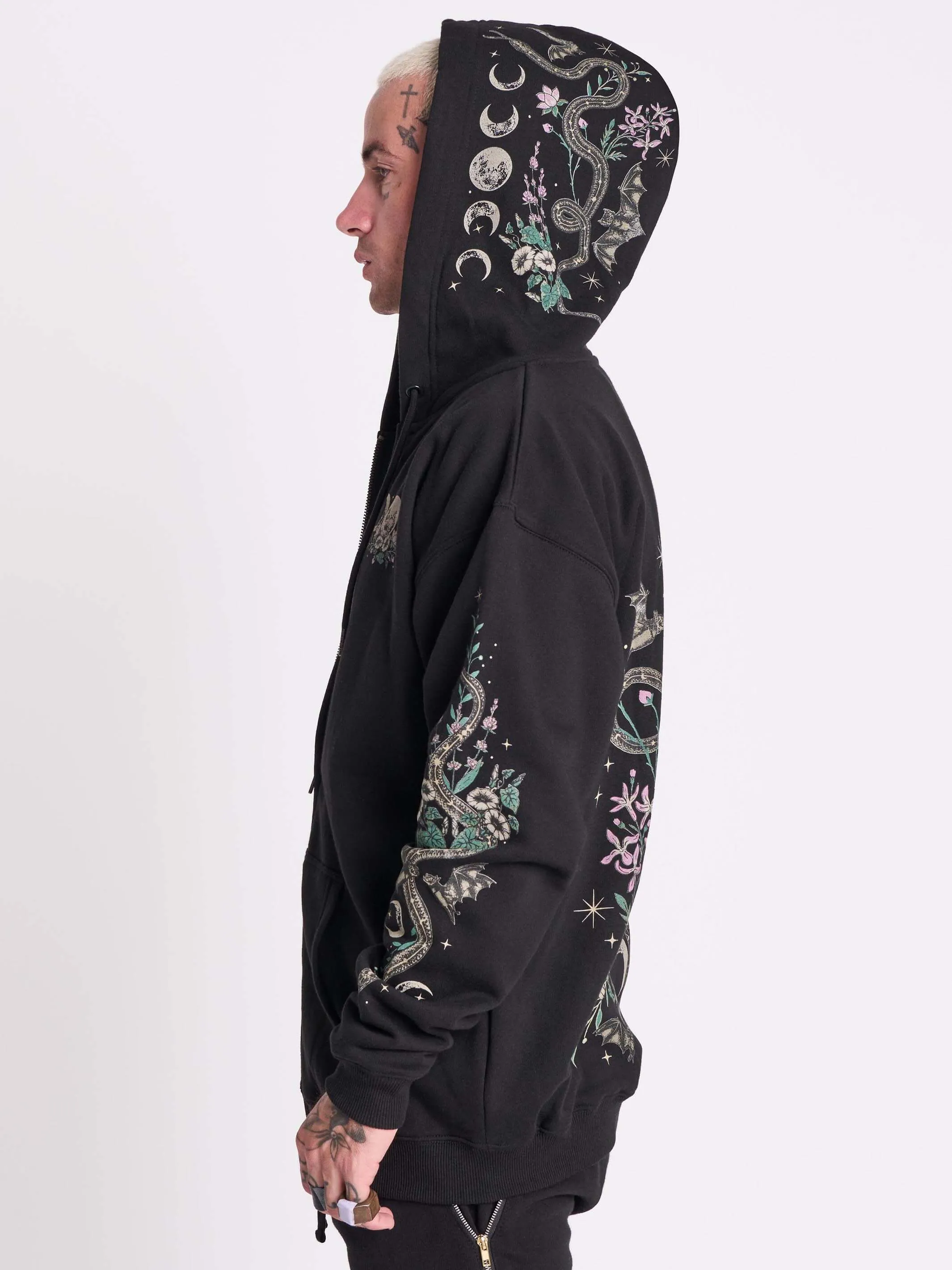 Moon Phase Garden Hoodie