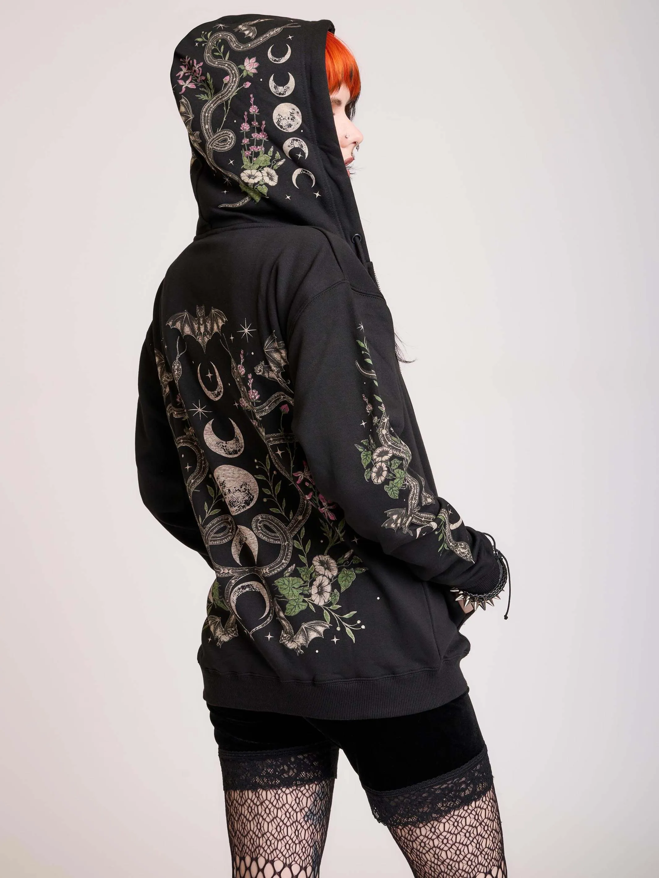 Moon Phase Garden Hoodie