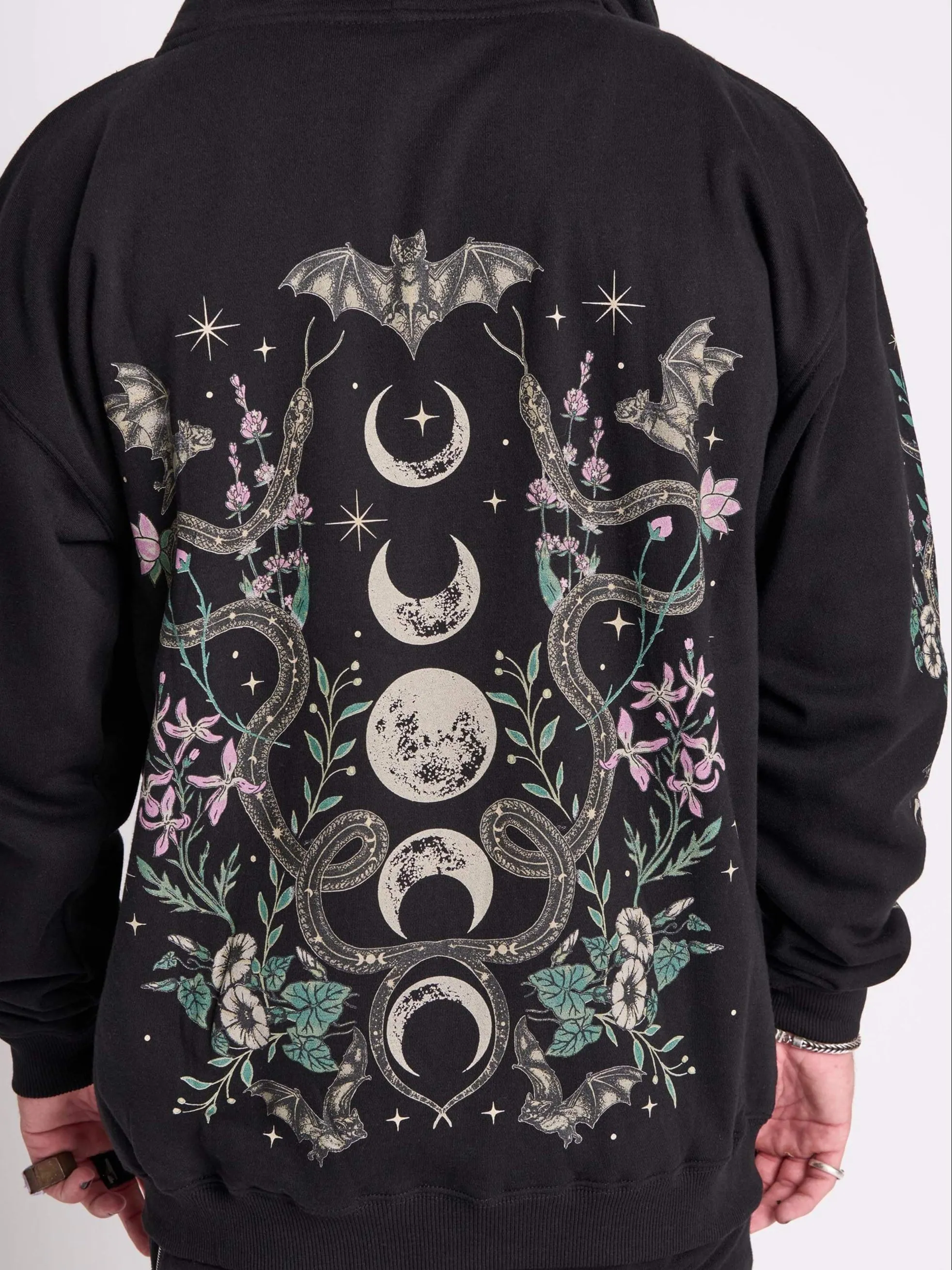 Moon Phase Garden Hoodie