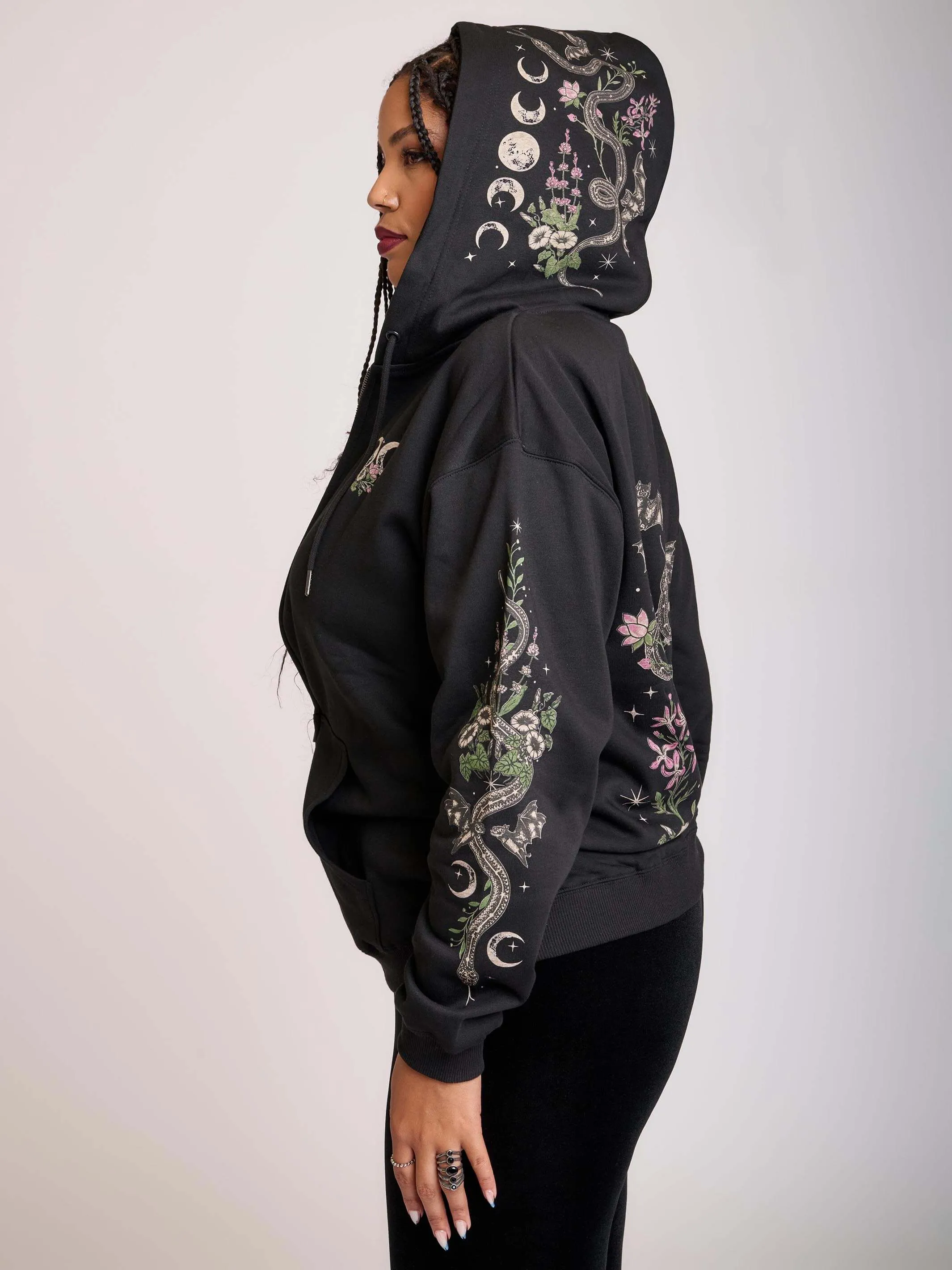 Moon Phase Garden Hoodie