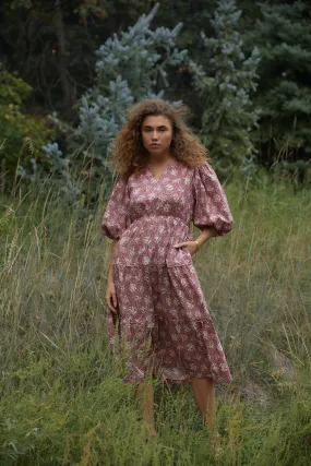 Mulberry Floral Dress-FINAL SALE