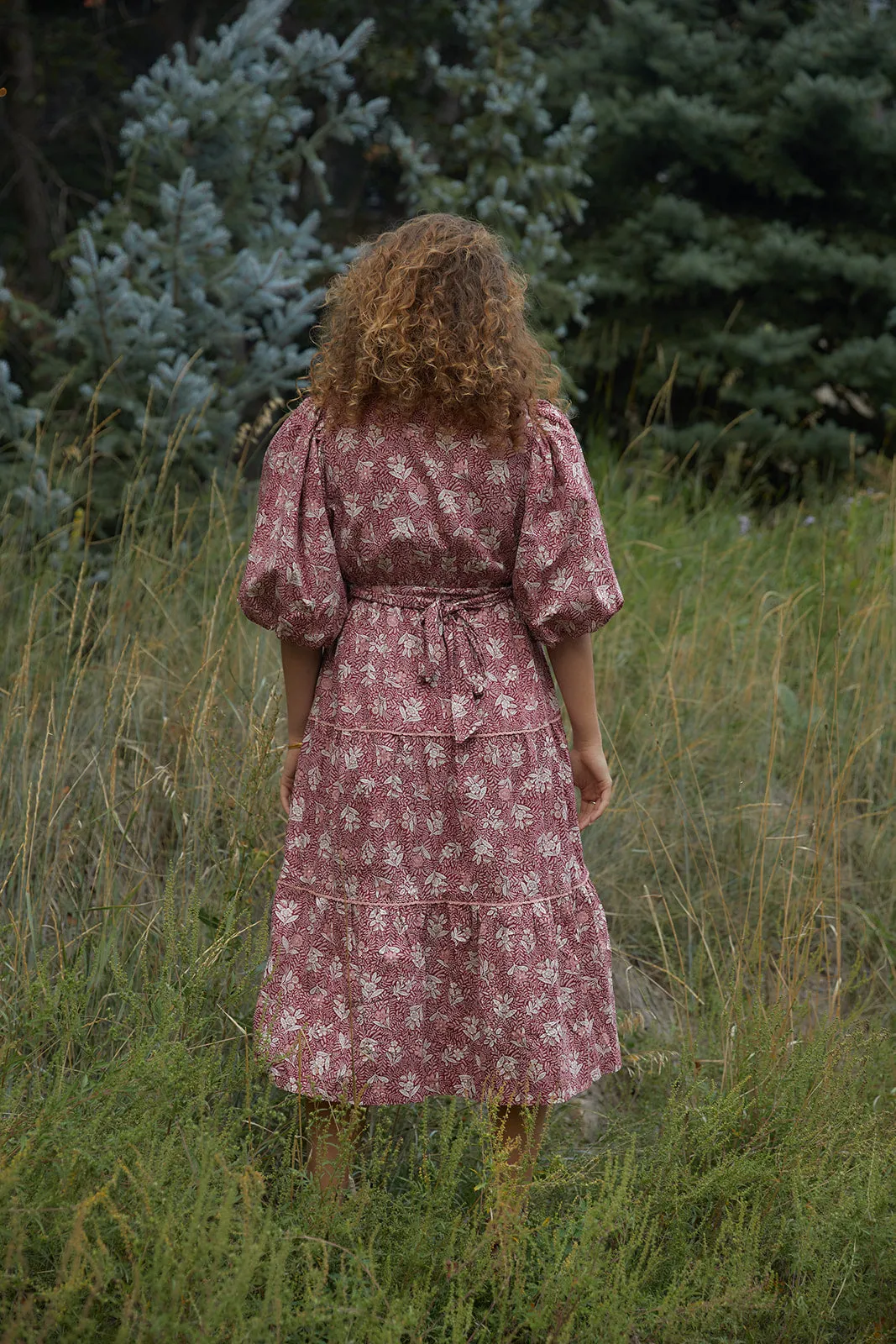Mulberry Floral Dress-FINAL SALE