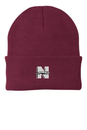 N EMBROIDERED Lined Beanie