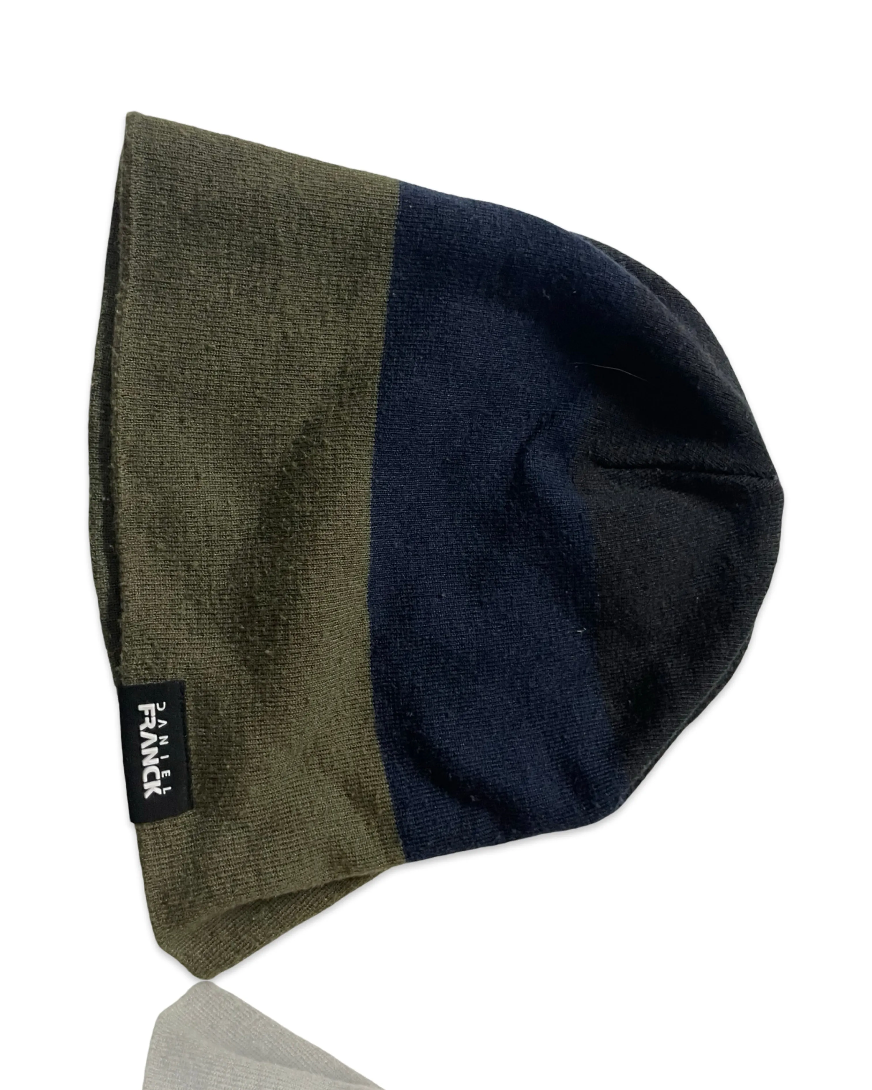 Norwegian green and blue  mountaineering brand outdoor beanie  |SKU 4247