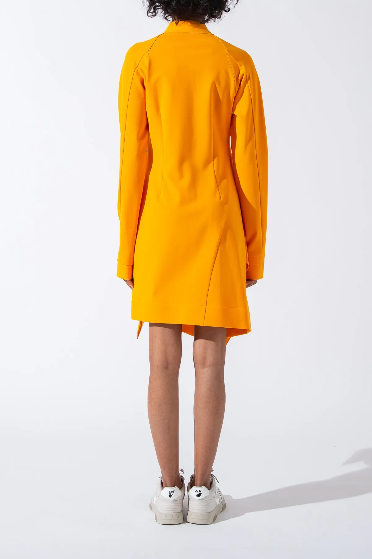 OFF-WHITE | ORANGE PANEL SHIRT DRESS