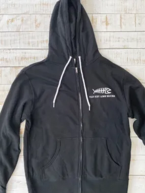 OKLH Zipper Hoody, Black