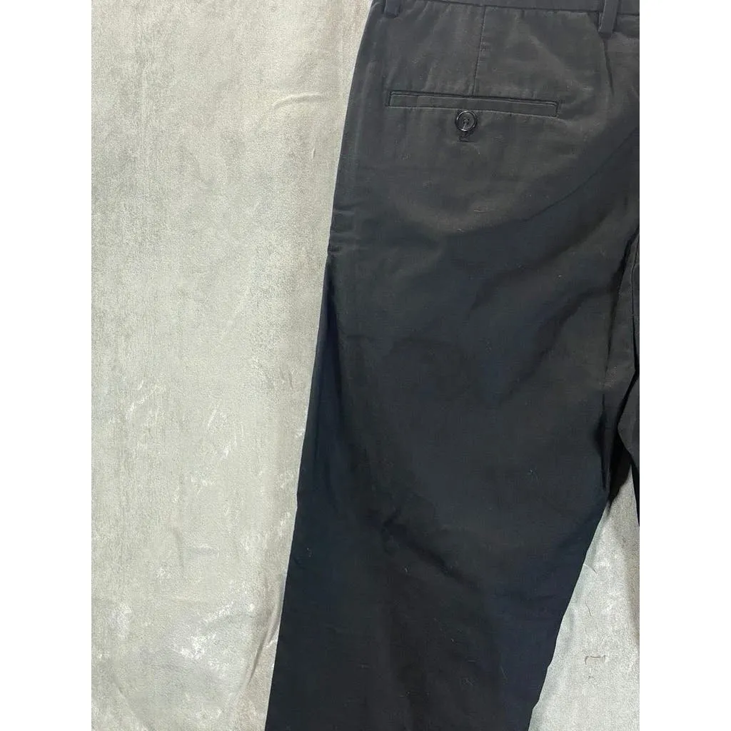 O.N.S Men's Black Solid Straight-Leg Dress Pants SZ 32