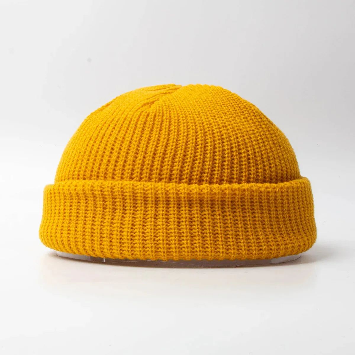 Oohmy Y2K Gothic Beanie with Metal Rings