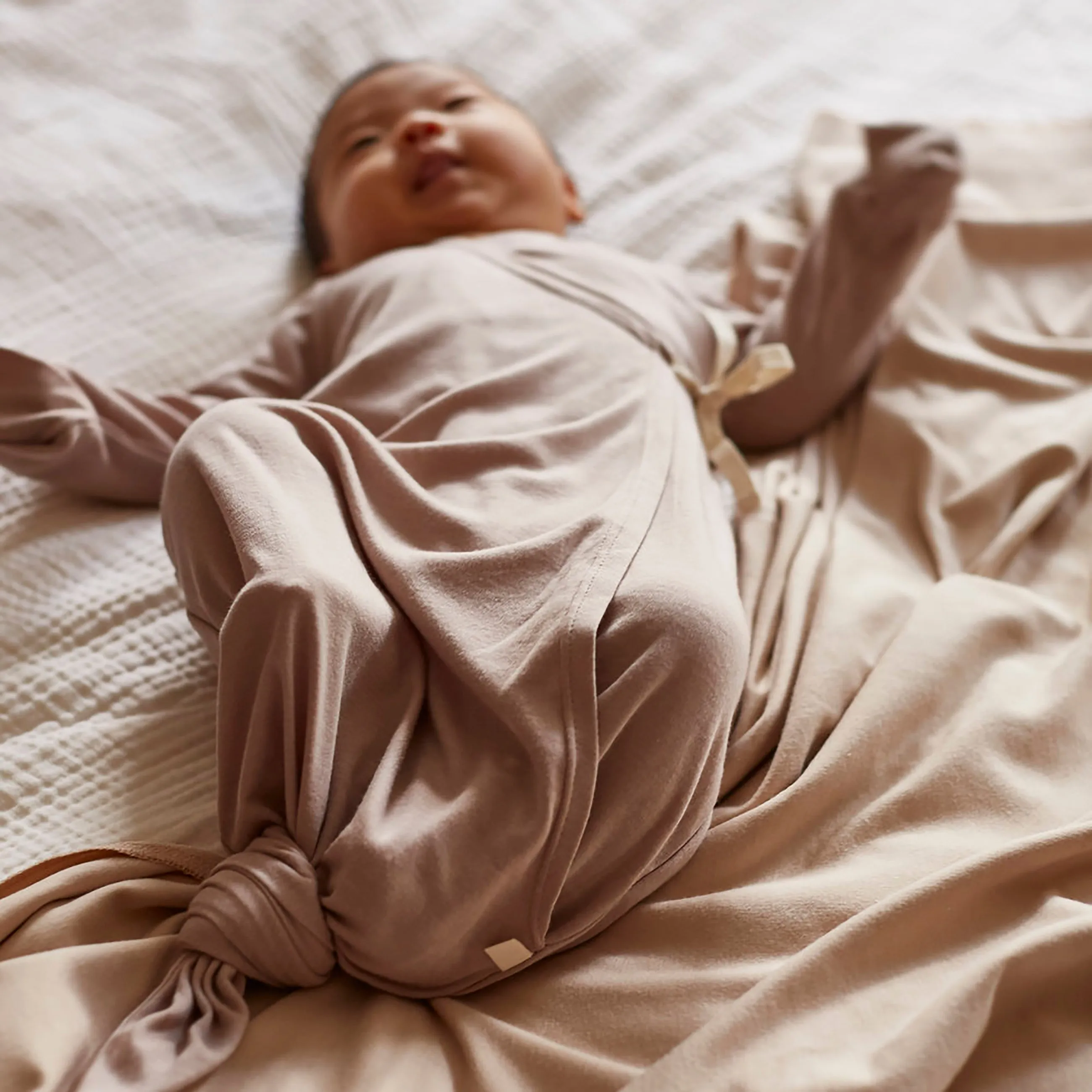 Organic Kimono Gown & Beanie