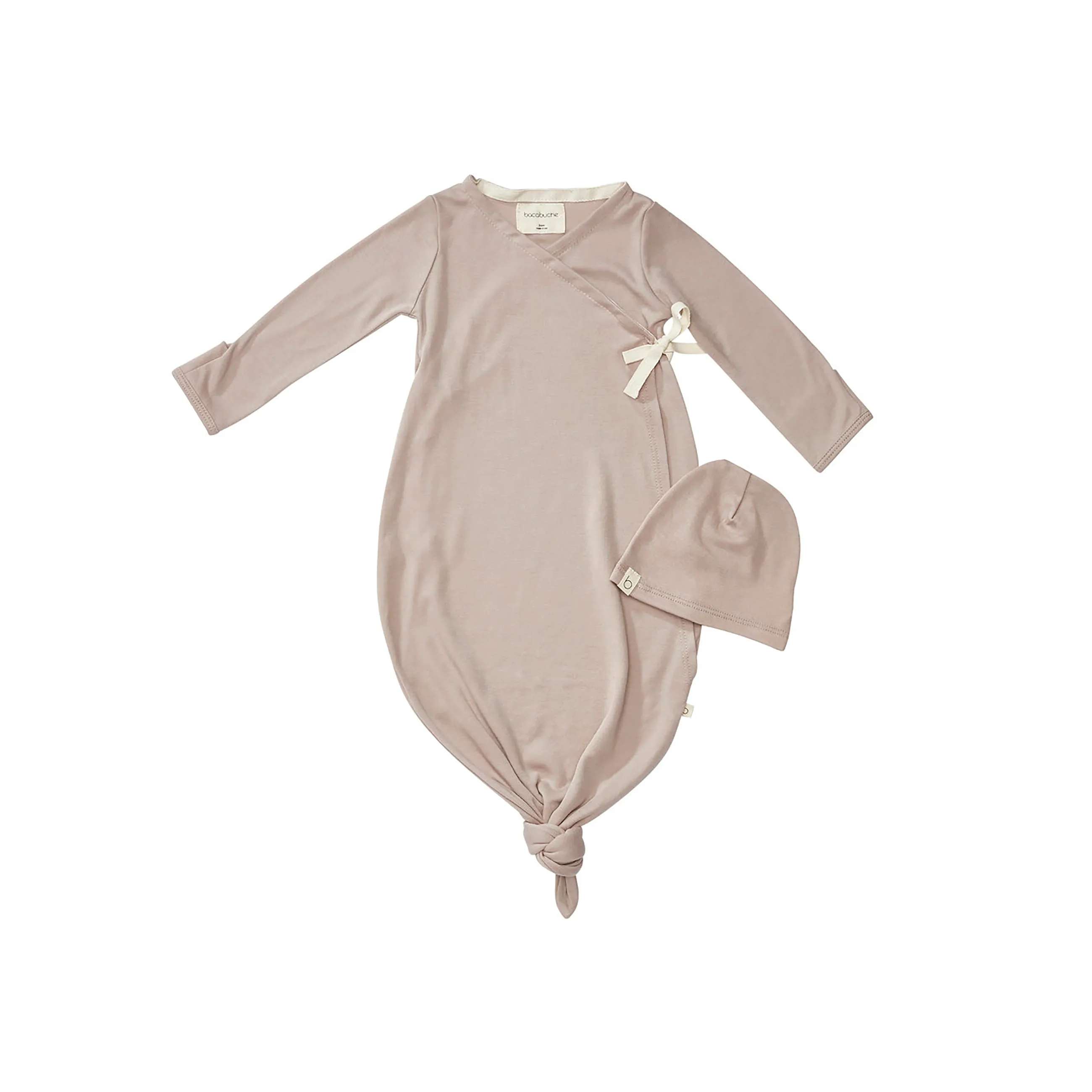 Organic Kimono Gown & Beanie