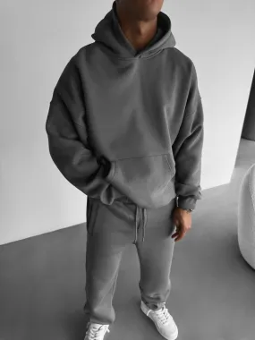 Oversize Basic Hoodie - Anthracite