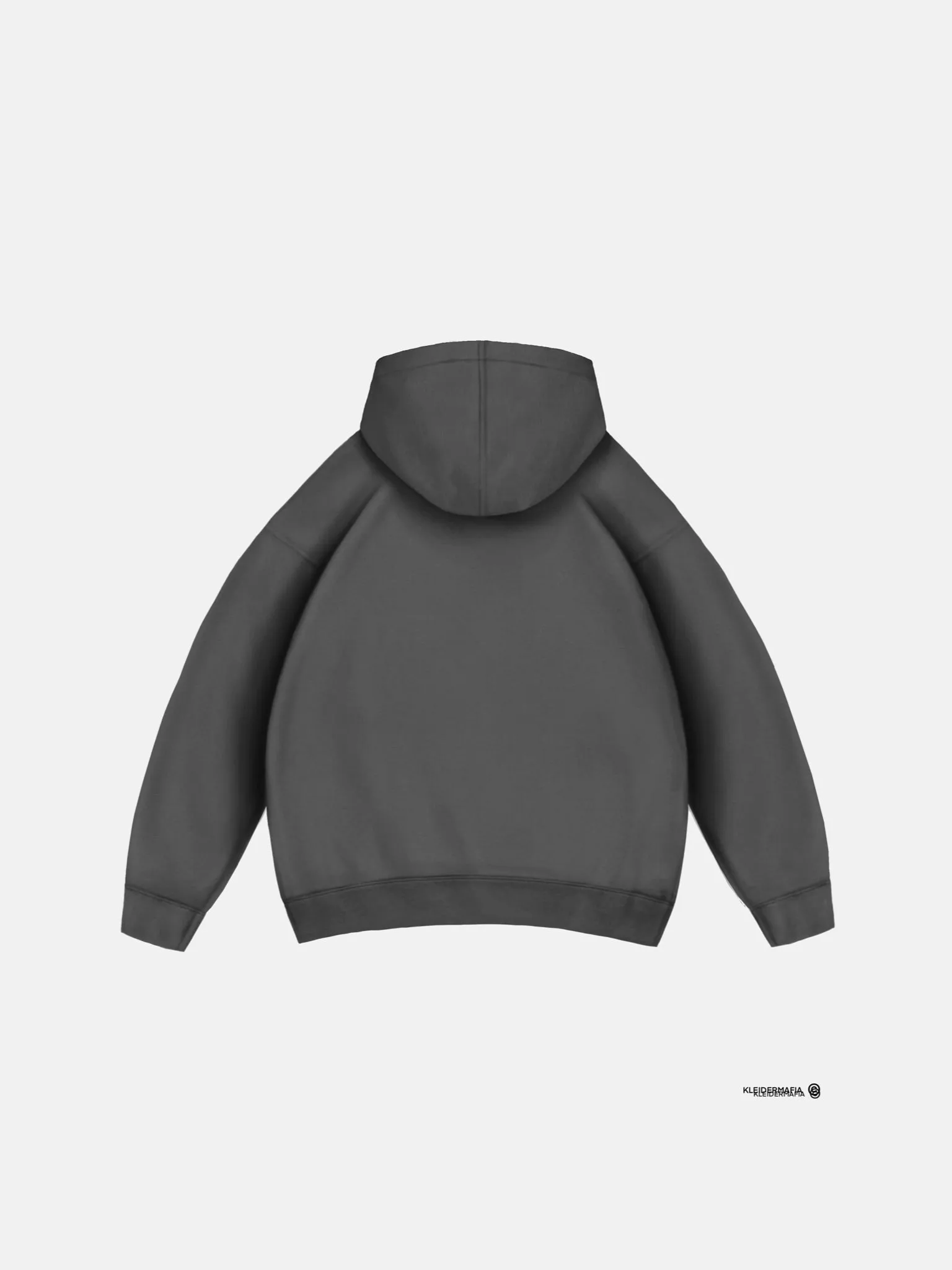 Oversize Basic Hoodie - Anthracite
